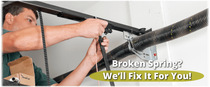 Broken Garage Door Spring Vacaville